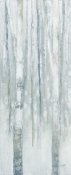 Julia Purinton - Birches in Winter Blue Gray Panel I
