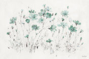 Lisa Audit - Wildflowers I Turquoise