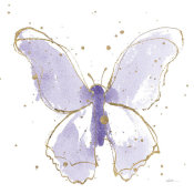 Shirley Novak - Gilded Butterflies II Lavender