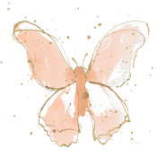 Shirley Novak - Gilded Butterflies II Blush