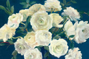 Marilyn Hageman - Roses in Cobalt Vase Indigo Crop