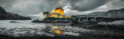 European Master Photography - Fairytale castle twilight panorama 3 black