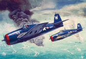 Mort Kunstler - F6F Hellcats to the Attack