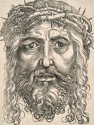 Timothy Cole - The Head of Christ Crowned with Thorns, 1500