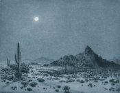George Elbert Burr - Arizona Night, ca. 1910-1921