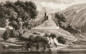 Charles Francois Daubigny - Castel Gelos, Basses Pyrenees, Vallee d'Ossau, 1846