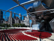 Carol Highsmith - Jay Pritzker Pavillion by Frank Gehry in Grant Park Chicago Illinois