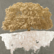 Alessio Aprile - Golden Tree on Grey