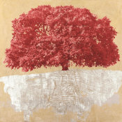 Alessio Aprile - Red Tree on Gold