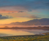 Tim Fitzharris - Mountains at sunrise, Soda Lake, Carrizo Plain National Monument, California