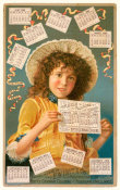 E.W. Hoyt & Co., Lowell, Mass. - Calendar 1889 - Hoyt's German Cologne and Rubifoam for the Teeth