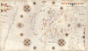 Giovanni Battista Cavallini - Portolan chart of the Mediterranean Sea and western part of the Black Sea [Verso], 1640