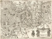 Antoine Lafrery - Northern Europe, 1558, from Geografia tavole moderne di geografia, ca. 1575