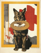 Richard Fayerweather Babcock - Dog Collecting for the Red Cross 