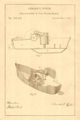Department of the Interior. Patent Office. - Vintage Patent Illustrations: Toy Steamboats, 1872