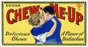 Department of the Interior. Patent Office. - Vintage Labels: Edgar Chew-Me-Up, For Chewing Candy, Kiss, 1921