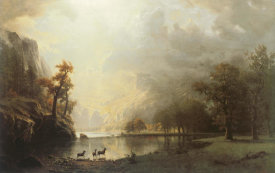 Albert Bierstadt - Sierra Nevada Morning