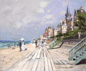 Claude Monet - Beach at Trouville