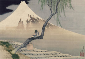 Katsushika Hokusai - Boy Viewing Mount Fuji, 1839