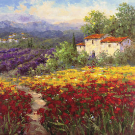 Tuscan Beauty Original Landscape Painting – Hirdie Girdie Art Gallery