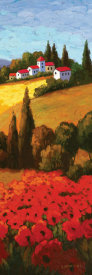 Parrocel - Tuscan Poppies Panel II
