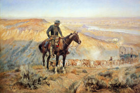 Charles M. Russell - The Wagon Boss
