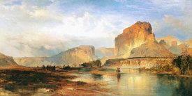 Thomas Moran - Cliffs of the Green River