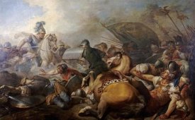 Ecole Francaise Autour - A Battle Between Two Roman Legion Enemies