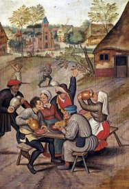 Pieter Bruegel the Elder - The Servants Breakfast After The Wedding
