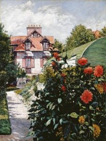 Gustave Caillebotte - The Dahlias, Petit Gennevilliers Garden