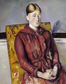 Paul Cezanne - Madame Cezanne With a Yellow Armchair