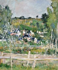 Paul Cezanne - A View of Auvers-Sur-Oise; The Fence