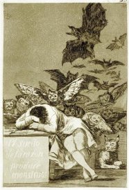 Francisco De Goya - The Sleep of Reason Produces Monsters (Los Caprichios)