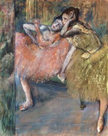 Edgar Degas - Two Dancers by a Hearth