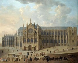 English School - View of Westminster Abbey