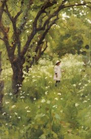 Thomas Cooper Gotch - The Orchard