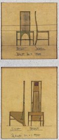 Charles Rennie Mackintosh - Design For Chairs, 1903