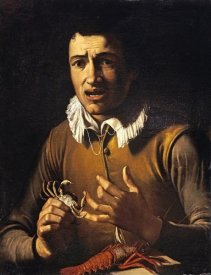 Bartolommeo Manfredi - Youth With a Crab Pinching His Finger