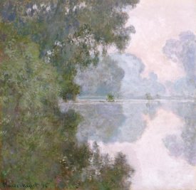 Claude Monet - Morning on the Seine, Near Giverny