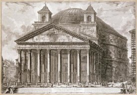 Giovanni Battista Piranesi - A View of The Pantheon, Rome