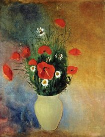 Odilon Redon - Poppies and Daisies