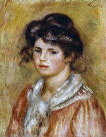 Pierre-Auguste Renoir - Young Girl With a White Handkerchief