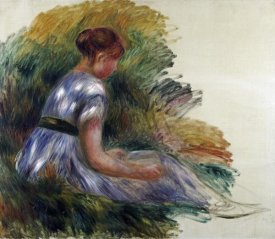 Pierre-Auguste Renoir - Alice Gamby In The Garden