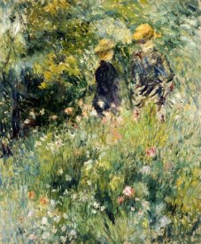 Pierre-Auguste Renoir - Conversation Dans Une Roseraie