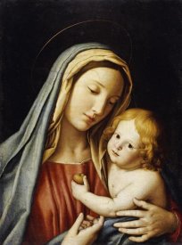 Giovanni Battista Salvi - The Madonna and Child
