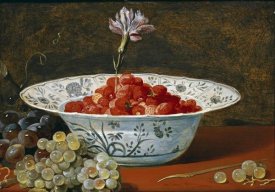 Frans Snyders - Strawberries With a Carnation