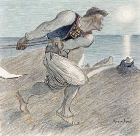 Theophile Steinlen - The Big Reaper