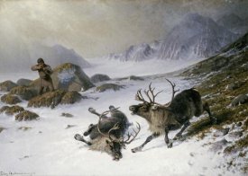 Ludwig Beckmann - Shooting Reindeer