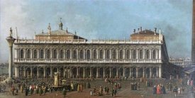 Giovanni Antonio Canal - The Library and The Piazetta, Venice