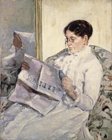 Mary Cassatt - Reading 'Le Figaro'
